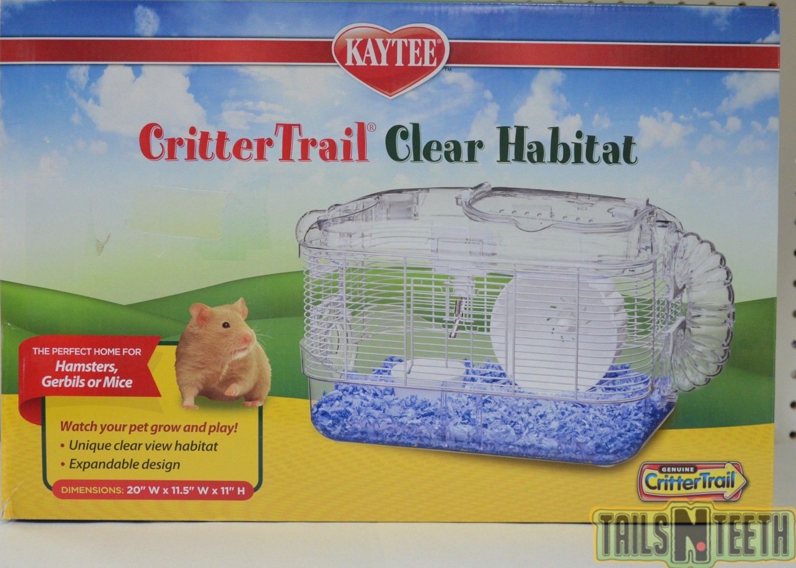 Cage 2902B-1 Hamster Mouse Gerbil Small Animal Cage Two Levels 